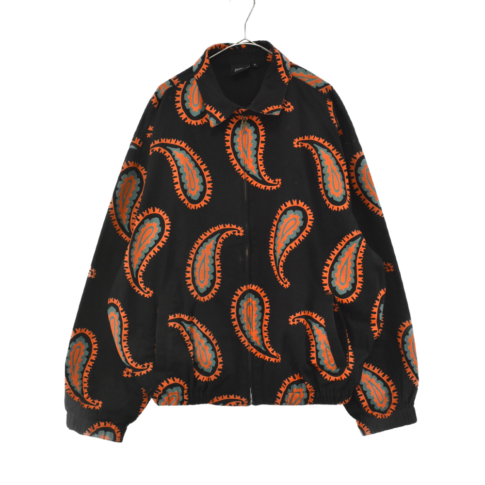 大判ペイズリーシップジャケット ブラック Aランク