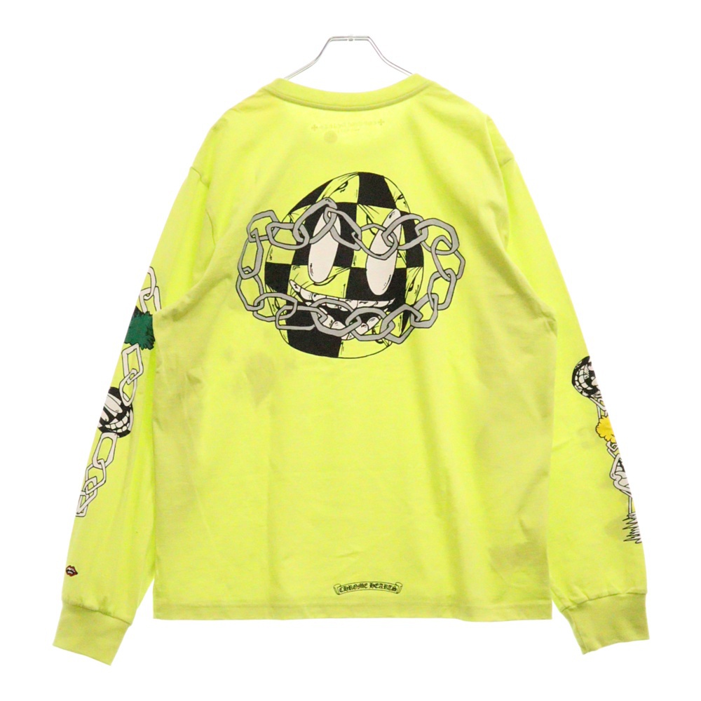 ×MATTY BOY PPO CHAIN GAME L/S TEE マッティボーイ チェーンゲーム プリント ロングスリーブ Tシャツ 長袖カットソー イエロー Sランク