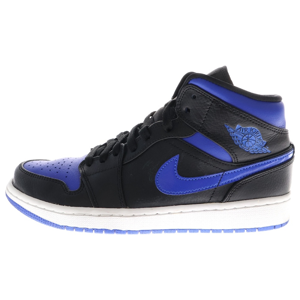 ナイキ AIR JORDAN 1 MID HYPER ROYAL 554724‐068 エア ナイキ AIR JORDAN 1 MID HYPER ROYAL 554724‐068 エア