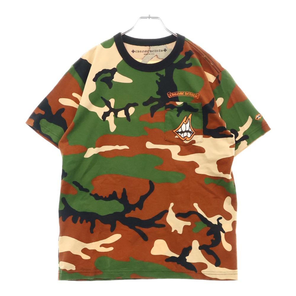 ×MATTY BOY PPO CAUTION Tee ×マッティボーイ コーションカモ柄半袖Tシャツ マルチ Aランク