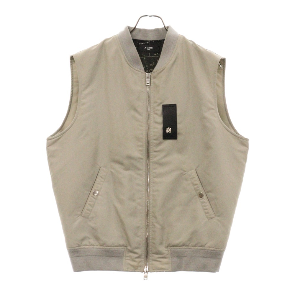 SLEEVELESS BOMBER VEST スリーブ ボンバー ベスト ジップアップジャケット PF22MOS009 Bランク