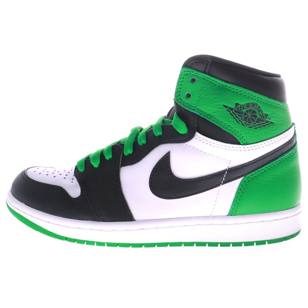 Nike Air Jordan 1 ホワイト/グリーン ハイカットシューズ Nike