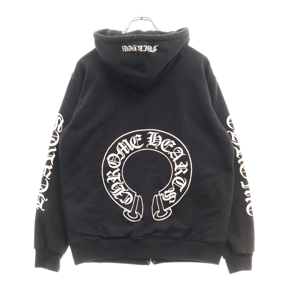 HORSESHOE THRML HD ZIP UP HOODIE サーマル ダガー ジップアップ パーカー ホースシュー FUCK YOU ブラック Bランク