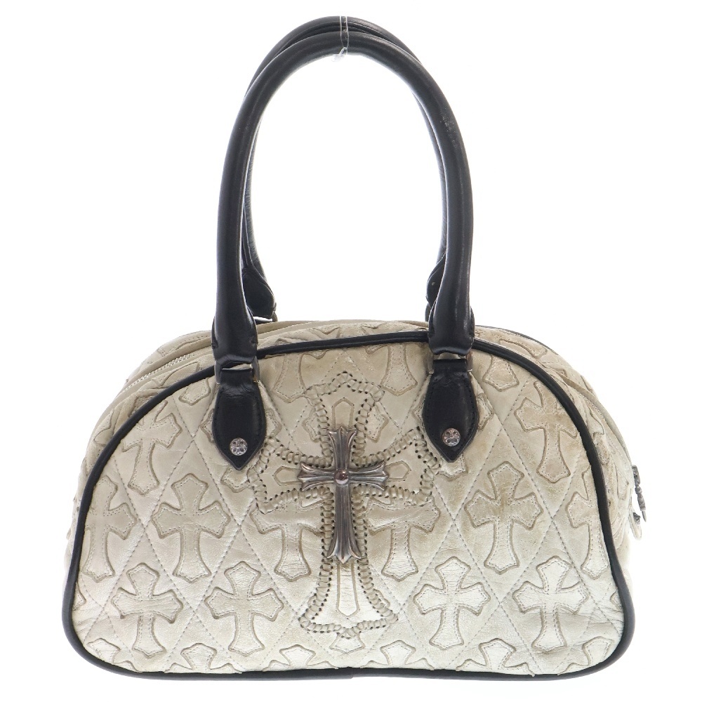 GYMバッグ クロスパッチ ラージクロス ジムバッグ ホワイト Bランク