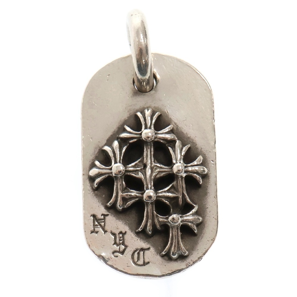 RAISED DOGTAG レイズドドッグタグ NYC限定チャーム シルバーネックレストップ Bランク
