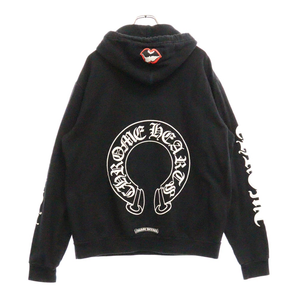 ×MATTY BOY Chomper Horseshoe Hoodie マッティボーイ チョンパーホースシュー フーディ プルオーバースウェットパーカー ブラック Bランク