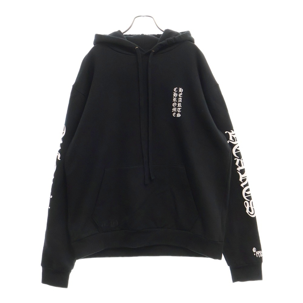 SWTSHRT PLVR 袖ロゴプリントプルオーバーパーカー Aランク