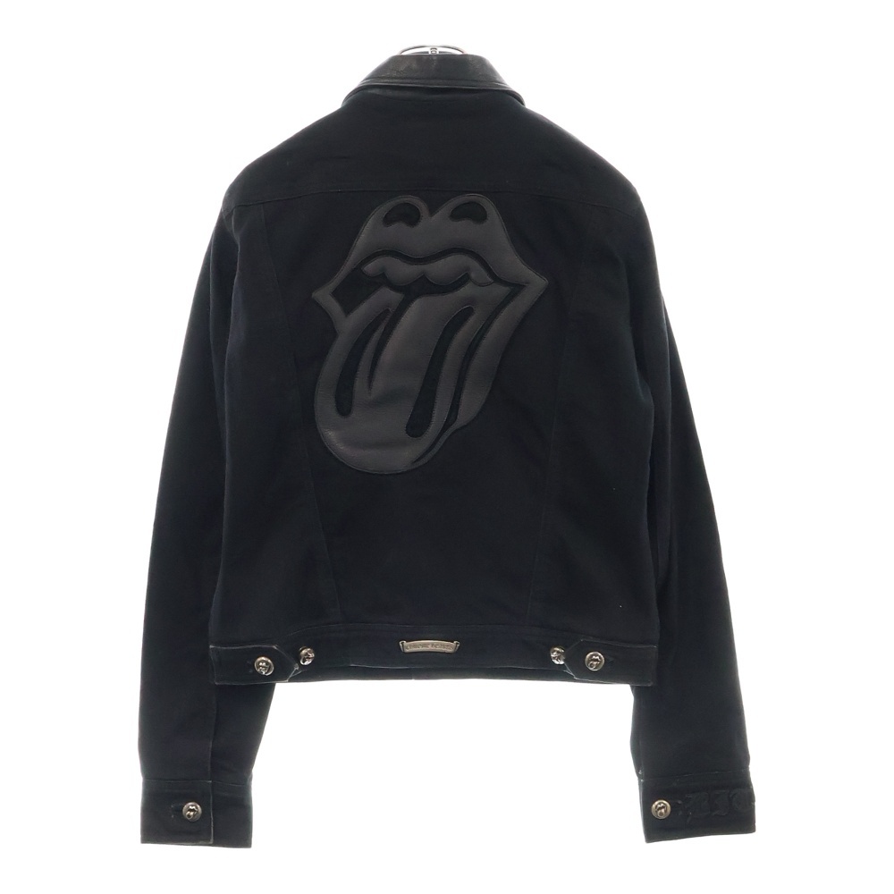 The Rolling Stones リップアンドタンレザー切替デニムジャケット Bランク