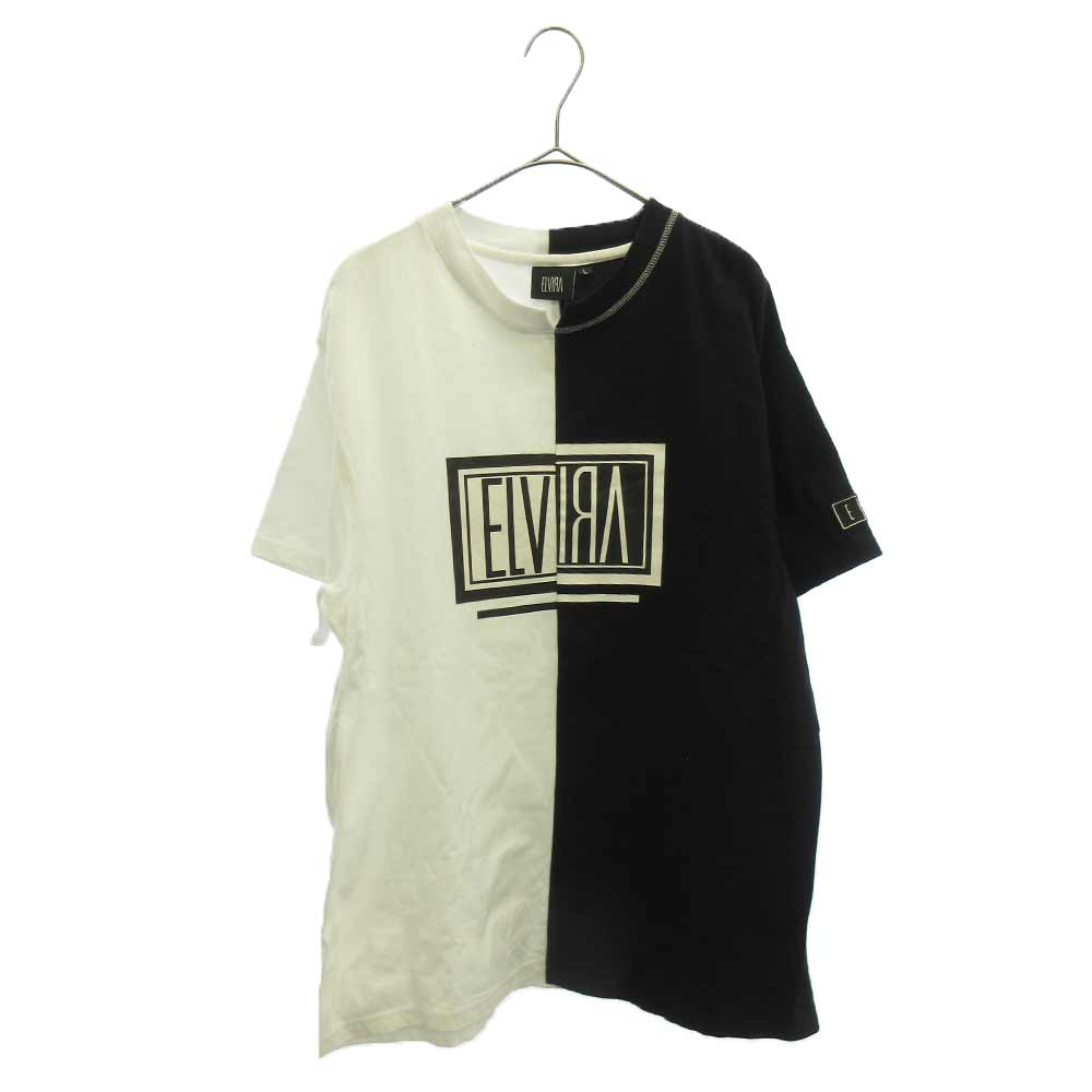 Docking Tee バイカラー ドッキングTシャツ ホワイト/ブラック Aランク