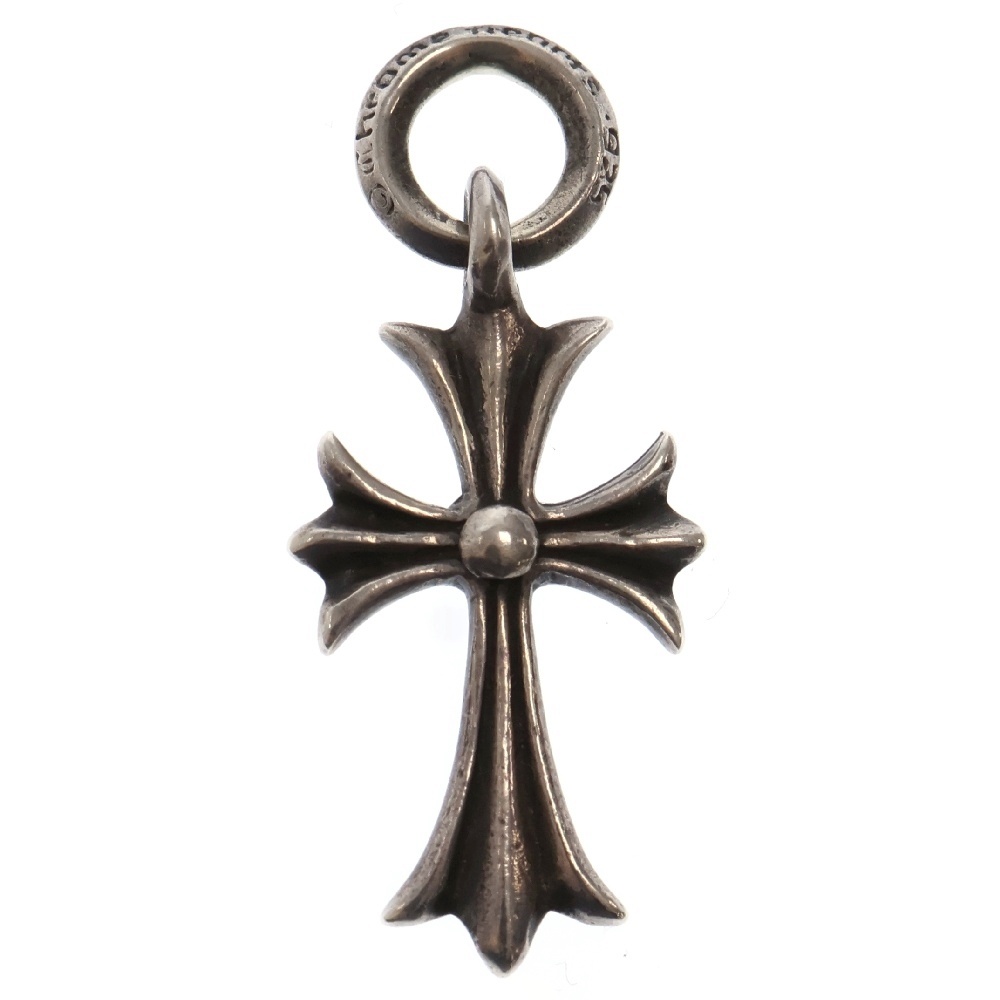 TINY CH CROSS オールド タイニーCHクロス チャーム ネックレストップ シルバー BCA382 Bランク