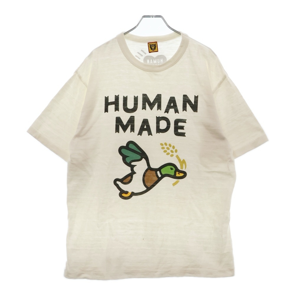 ヒューマンメイド T-SHIRT #2112 カモ ロゴプリント 半袖Tシャツ