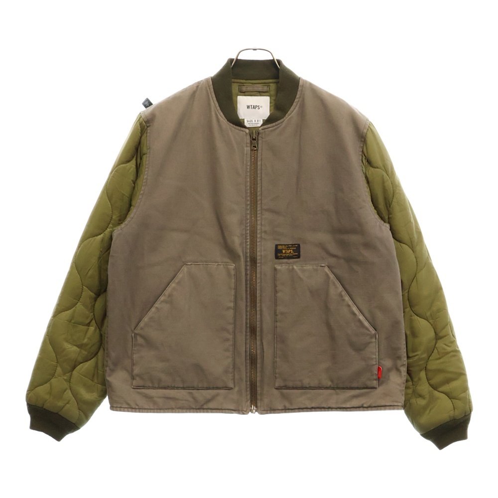ダブルタップス 17AW MC JACKET キルティング切替 ボンバージャケット