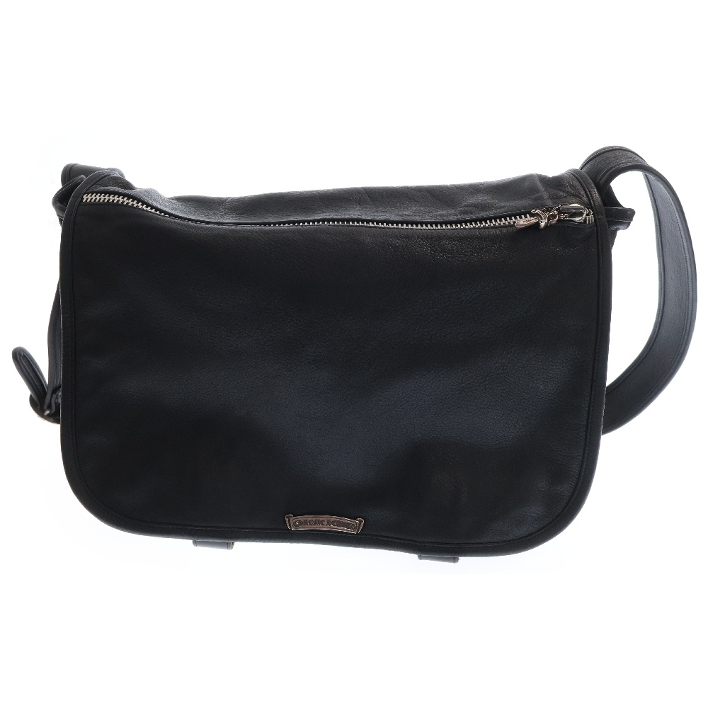 SHOULDER BAG-LARGE ガンスリンガー レザー ショルダーバッグ ブラック Bランク
