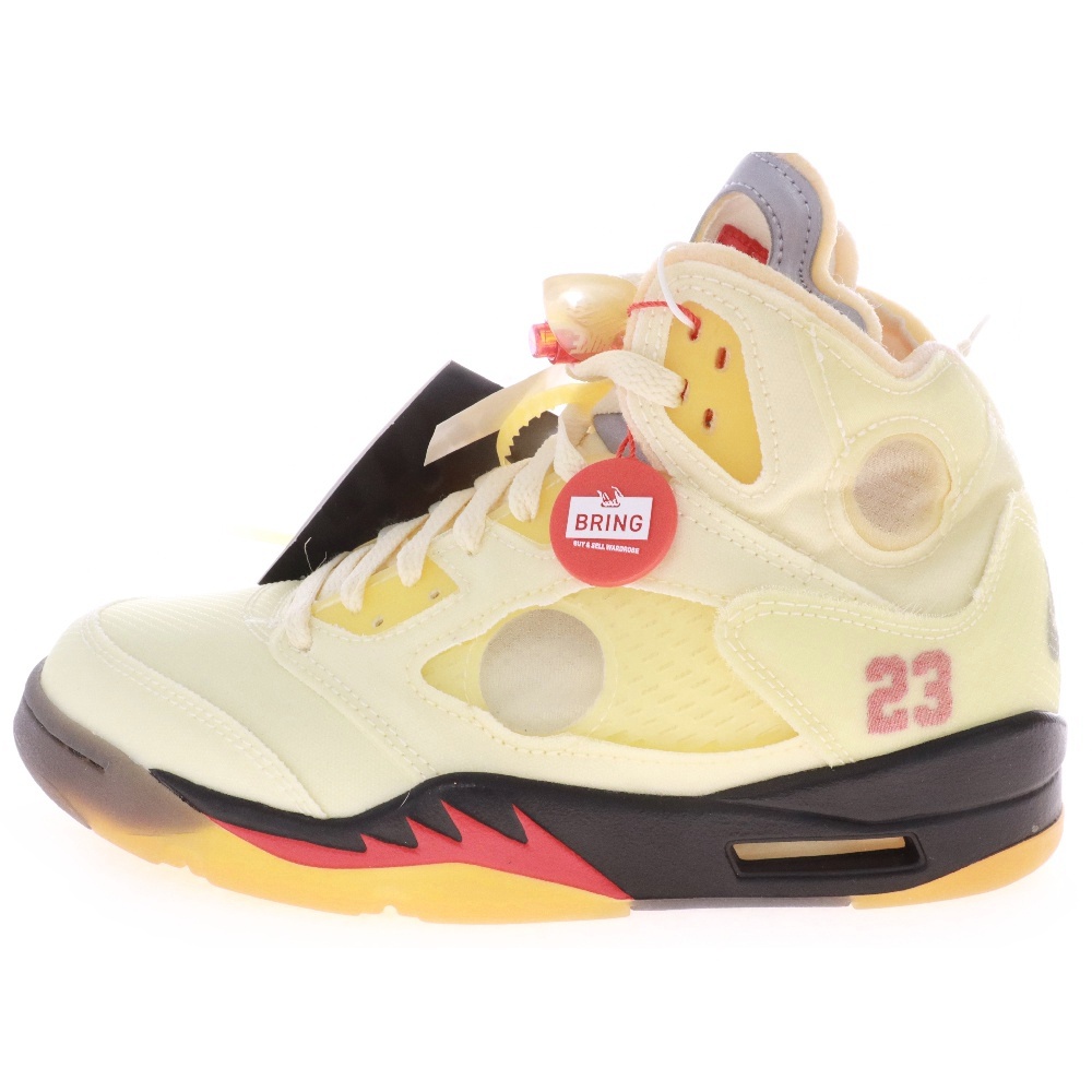ナイキ ×OFF-WHITE AIR JORDAN 5 RETRO SP SAIL オフホワイト エア