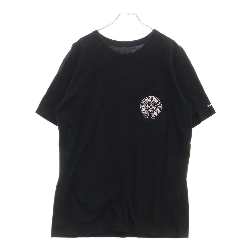 HORSESHOE S/S TEE ホースシュープリント クルーネック 半袖Tシャツカットソー ブラック Bランク