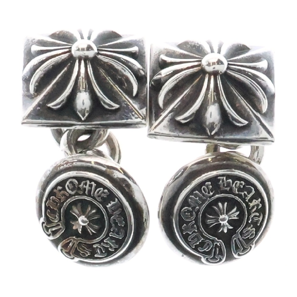 PYRAMID STUD CUFFLINKS ピラミッドスタッズ カフリンクス シルバー Bランク