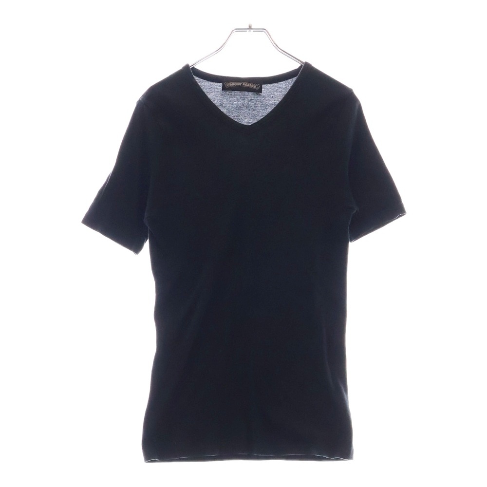 GUNZE V-Neck Mini Tee グンゼ Vネック Tシャツ ブラック レディース Bランク