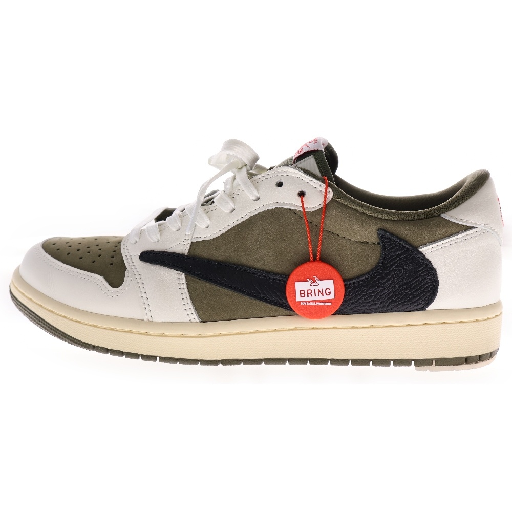 ナイキ ×TRAVIS SCOTT AIR JORDAN 1 LOW OG SP REVERSE OLIVE 