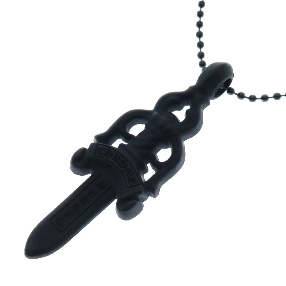 RUBBER LARGE DAGGER ラバーラージダガーラバーネックレス ブラック Bランク