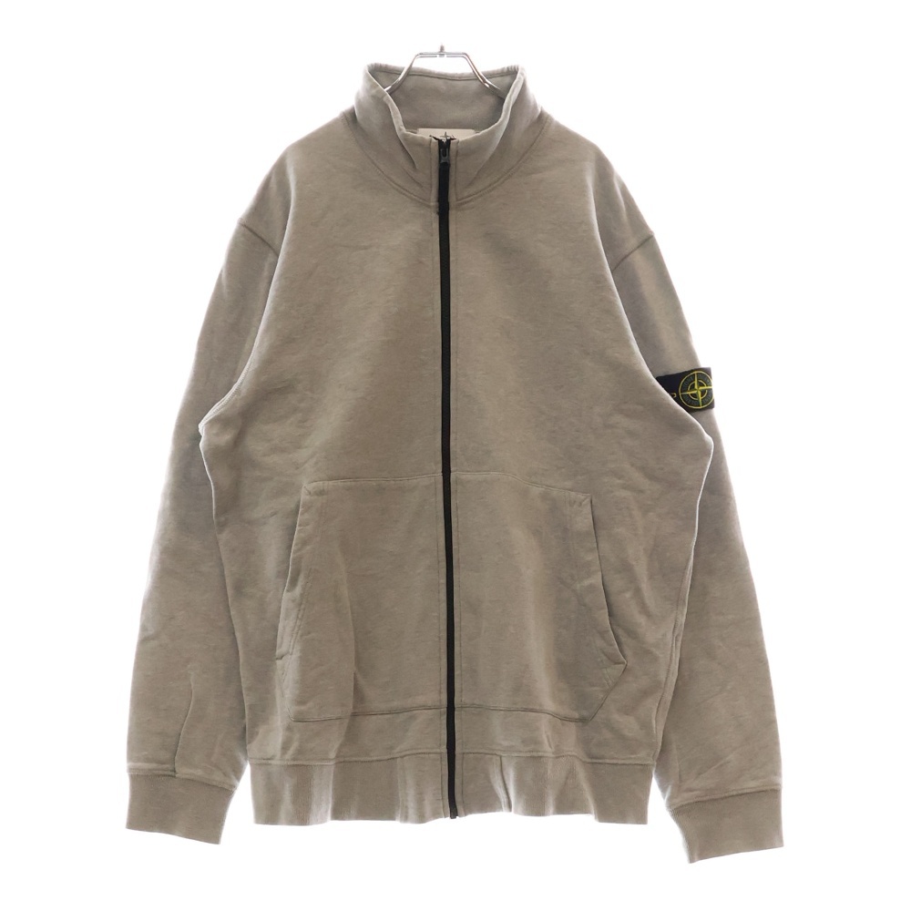 Sweatshirt ロゴワッペン ハイネックジップアップスウェットトレーナー グレー 751566120 Bランク