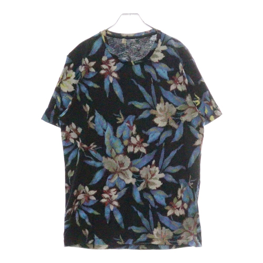 フローラルプリント 半袖Tシャツ マルチ Bランク