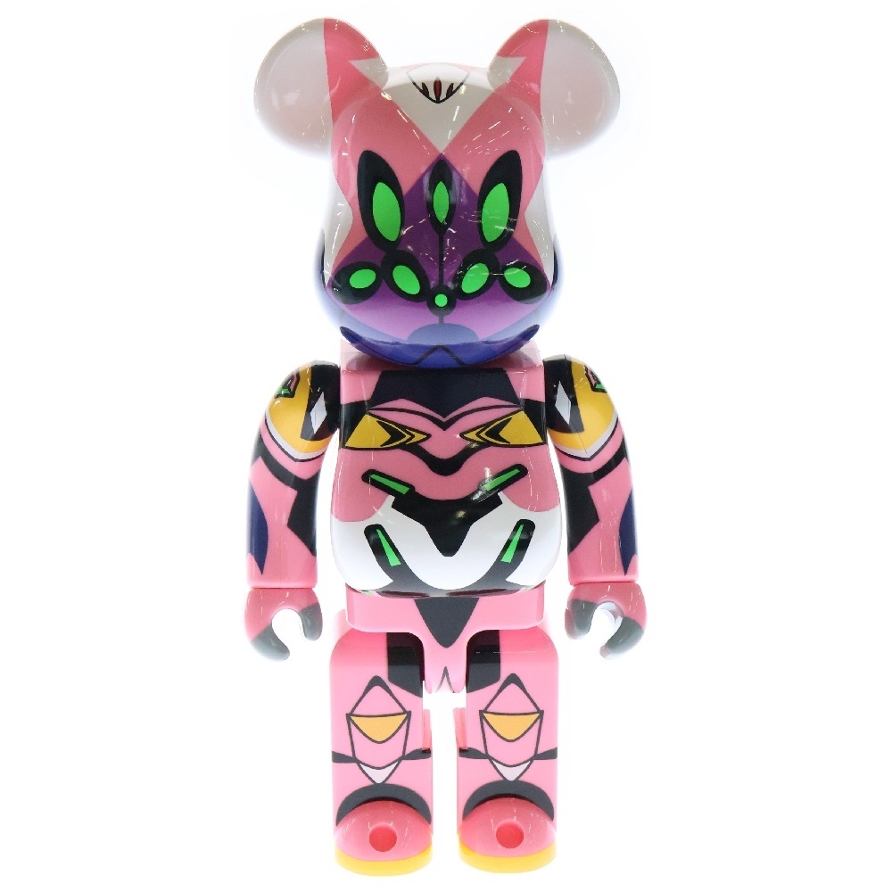 BE@RBRICK×エヴァンゲリオン 第8号機β グロスVer. 400% ピンク ベアブリック フィギュア Sランク