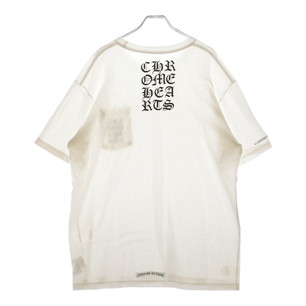 Vertical Logo Tee ヴァーティカルロゴ Tシャツ 胸ポケットロゴ バックロゴ 半袖カットソー ホワイトブラック Aランク