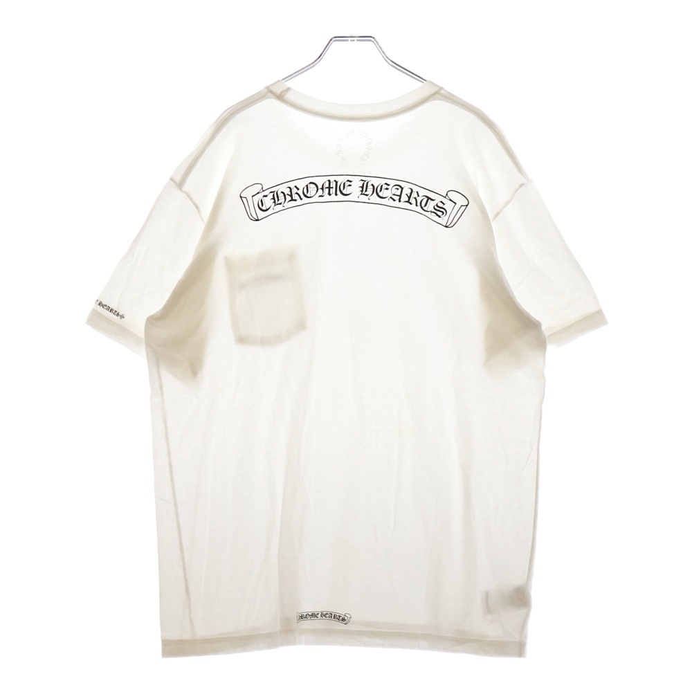 Back Scroll Tee バックスクロールロゴ 半袖Tシャツ ホワイト Aランク