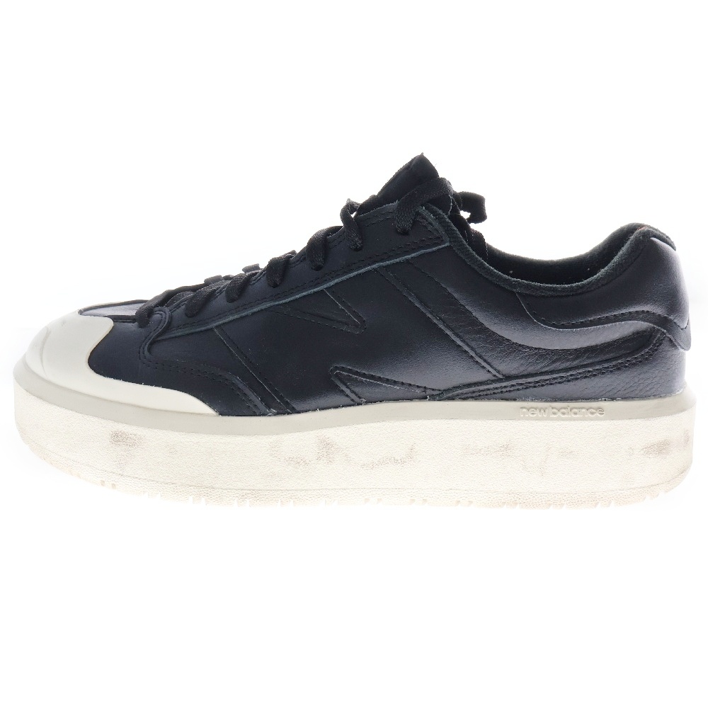 CT302LD レザー ローカットスニーカー ブラック US8/26.0cm Bランク
