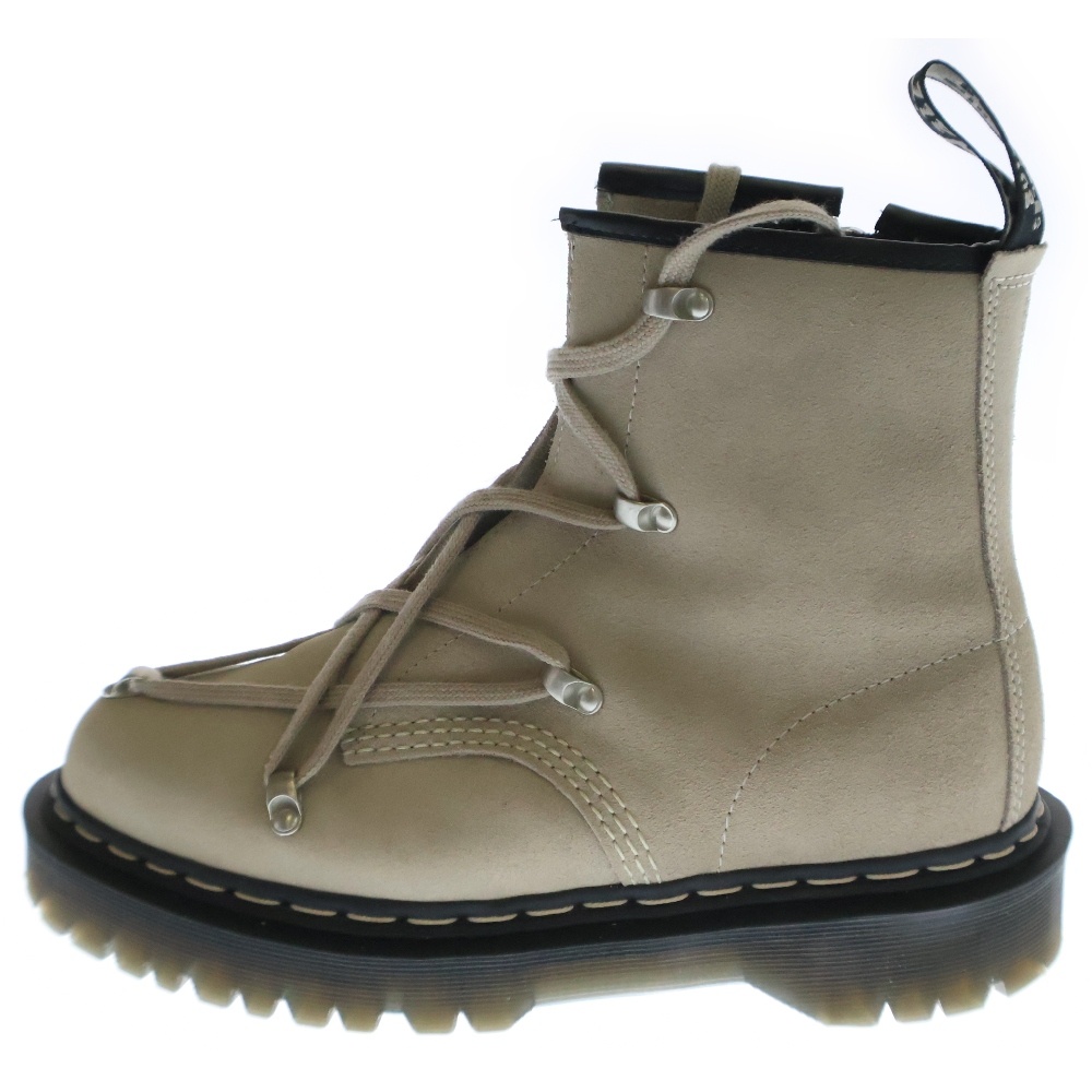 ×RICK OWENS リックオウエンス スエード レースアップブーツ ベージュ AF500 GV11V Aランク