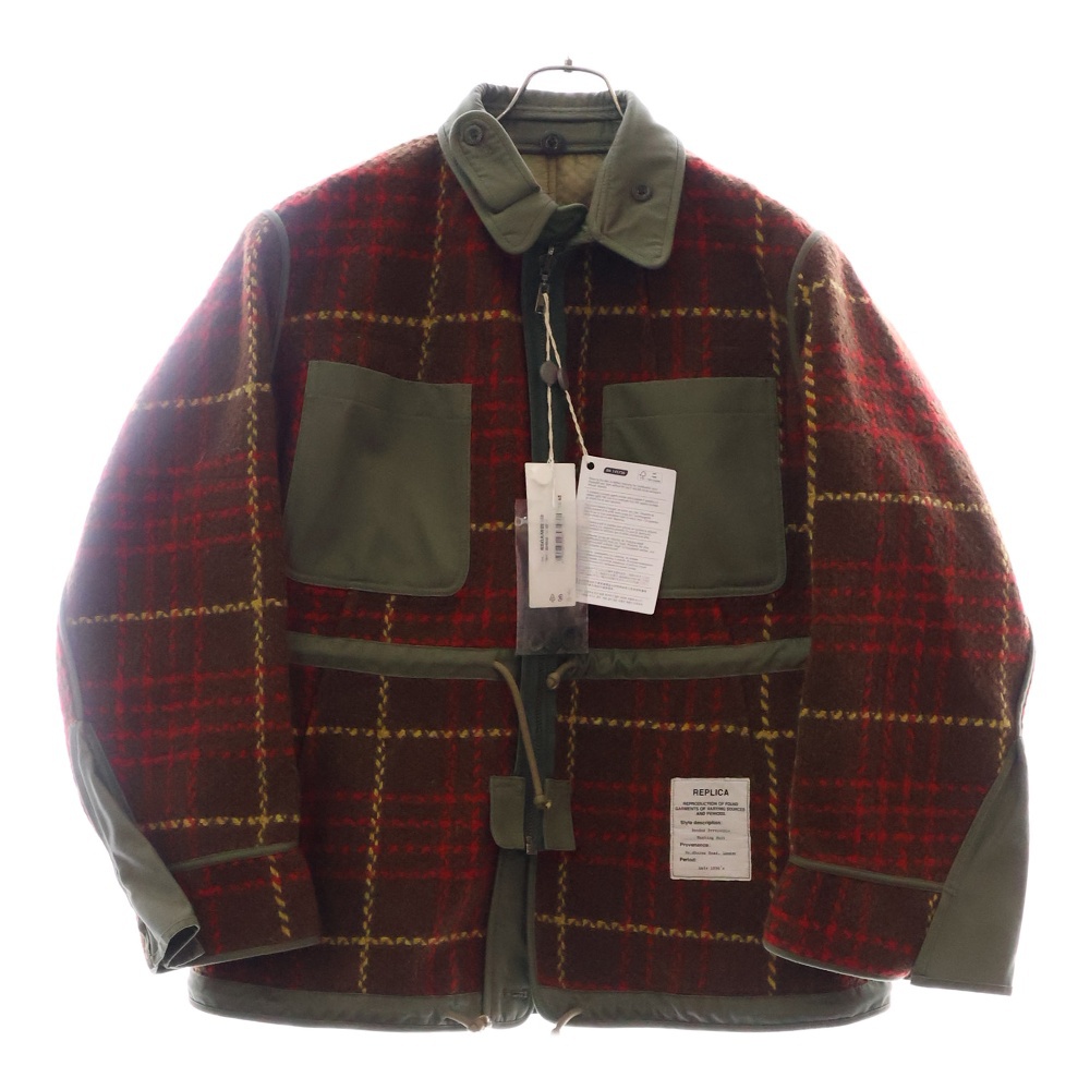 22SS REPLICA BONDED REVERSIBLE HUNTING SUIT レプリカ ボンデッドリバーシブルハンティングコート カーキ/ブラウン S50AM0540 Aランク