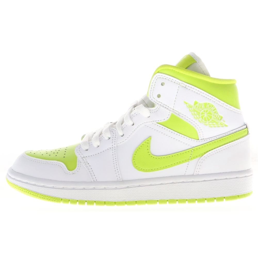 ナイキ WMNS AIR JORDAN 1 MID WHITE LIME ウィメンズ エアジョーダン1 