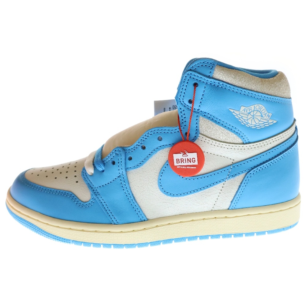 【新品✨️】Jordan ハイカットスニーカー ホワイト/ターコイズ ナイキ AIR JIRDAN 1 HIGH OG UNC Reimagined DZ5485-402 エア