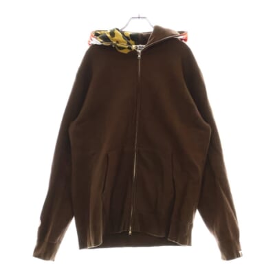 1St Camo Tiger Full Zip Hoody 001ZPJ301016M シャーク フルジップパーカー ブラウン Bランク