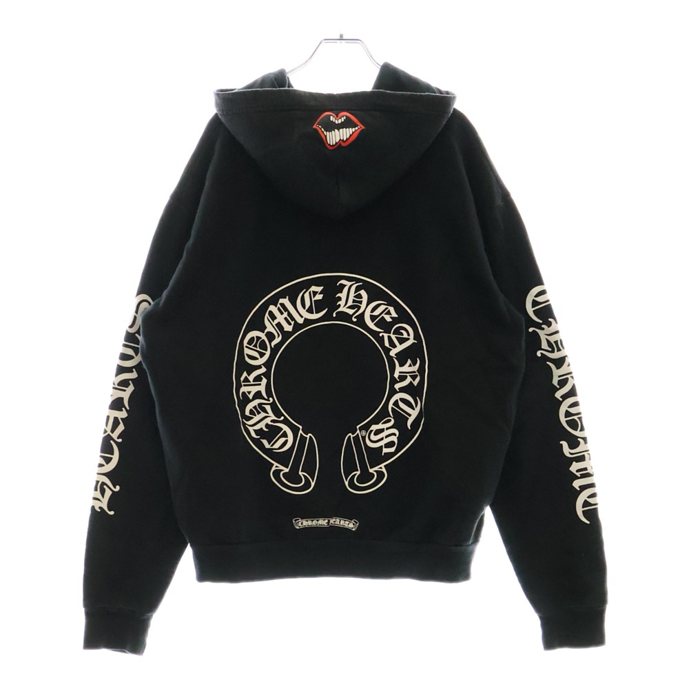× MATTY BOY Chomper Horseshoe Hoodie マッティボーイ チョンパーホースシュー スウェット プルオーバーパーカー ブラック Bランク