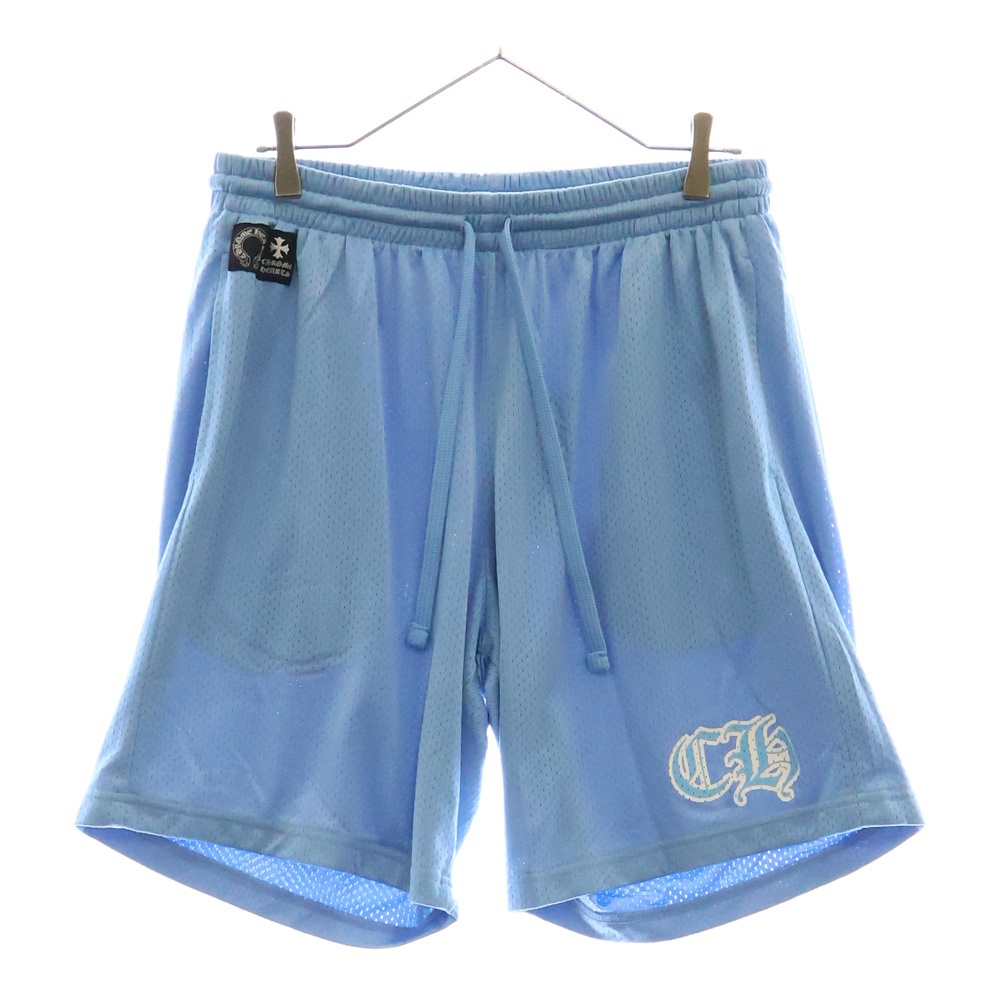 クロムハーツ MESH VARSITY SHORTS CHプリントメッシュハーフパンツ