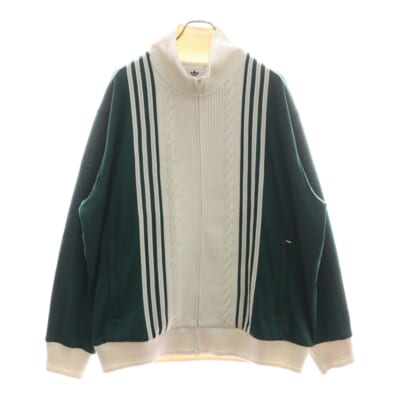 25SS×adidas Football Track Suit Top アディダス フットボールトラックスーツトップ ジャケット JY3464 グリーン/アイボリー Aランク