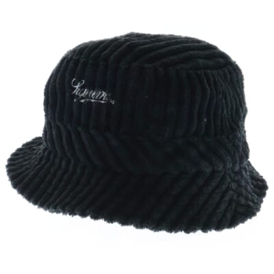 21SS Terry Corduroy Crusher テリーコーデュロイクラッシャー バケットハット ブラック Bランク