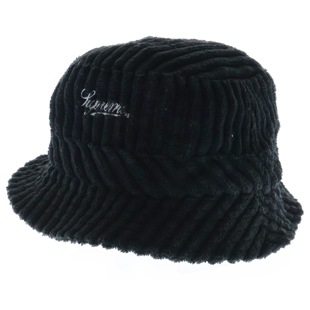 21SS Terry Corduroy Crusher テリーコーデュロイクラッシャー バケットハット ブラック Bランク