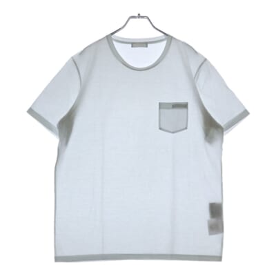 ロゴポケット半袖Tシャツ カットソー UJN006 R131 ホワイト Bランク