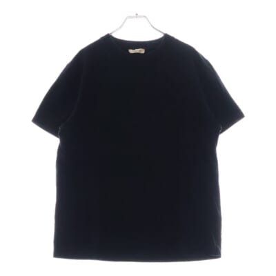 スタッズ装飾クルーネック半袖Tシャツ カットソー UV3MG08Y3LE ブラック Bランク