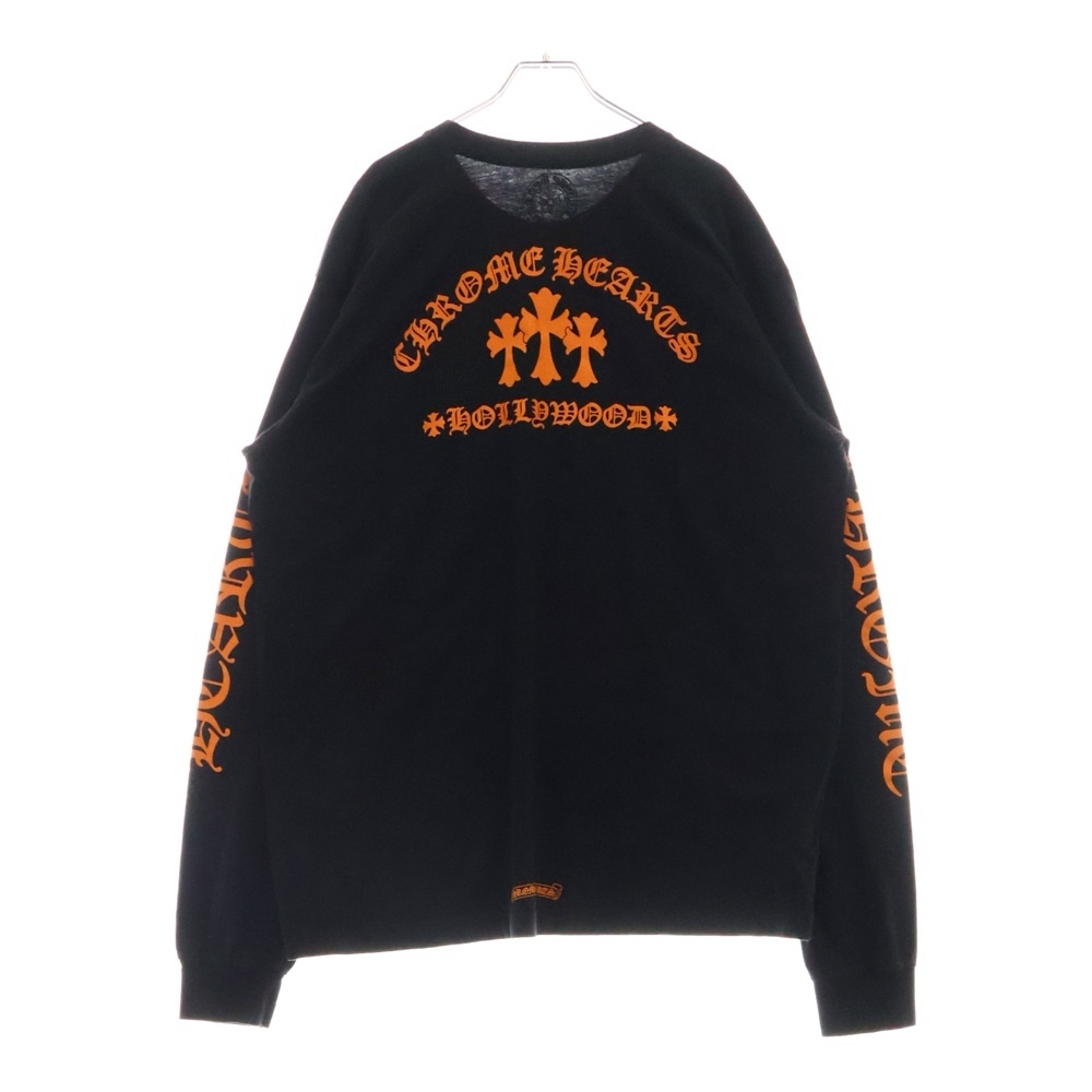 orange cemetery cross l/s tee セメタリークロス ロングスリーブ 長袖tシャツ Bランク