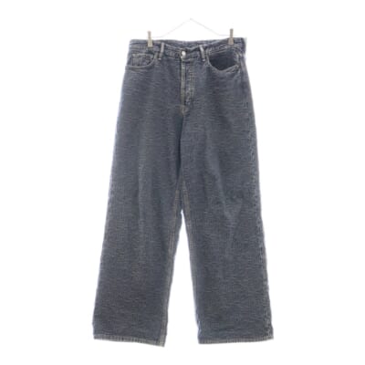 1981M Monogram Baggy fit jeans モノグラムバギーフィットジーンズ デニムパンツ ブルー B00377 Bランク