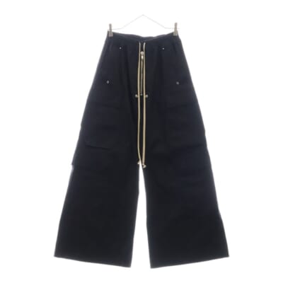 24AW CARGOBELAS カーゴベラ ワイドパンツ ブラック RU02D6339-TE Aランク
