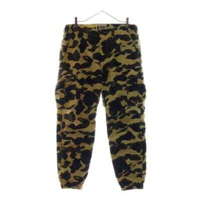1st CAMO NYRON PANTS カモ ナイロン カーゴパンツ カーキ 001PTF701006X Bランク