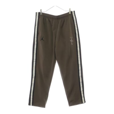 19SS × TRAVIS SCOTT SRT TRACK PANTS トラヴィススコット トラックパンツ トラウザー ブラウン CK4037-260 Bランク