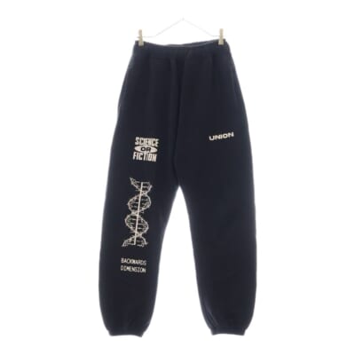 SCIENCE SWEATPANT プリントロゴスウェットパンツ ブラック Bランク