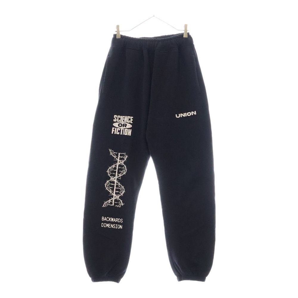 SCIENCE SWEATPANT プリントロゴスウェットパンツ ブラック Bランク