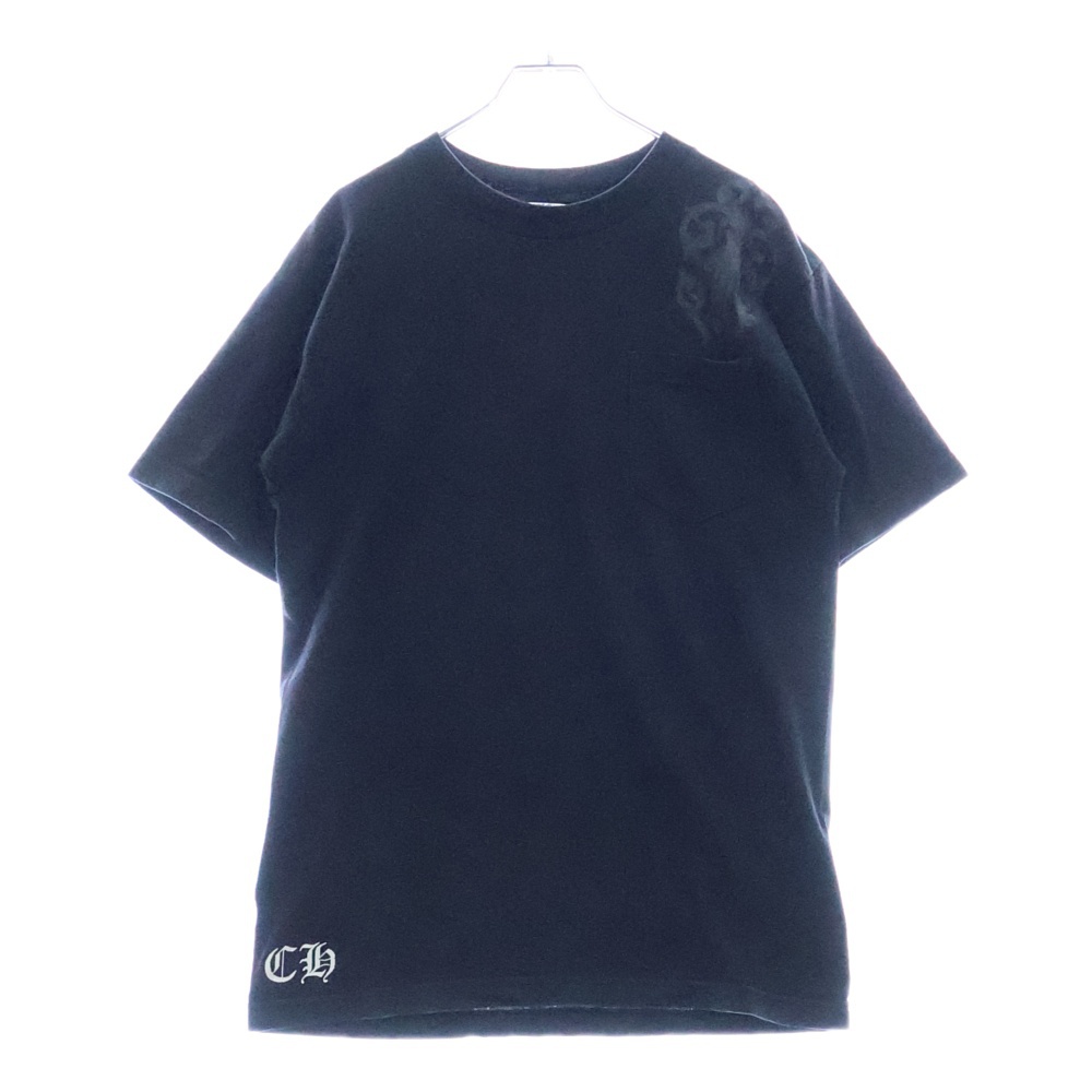 バックセメタリークロスプリン半袖Tシャツ 半袖カットソー ブラック Bランク