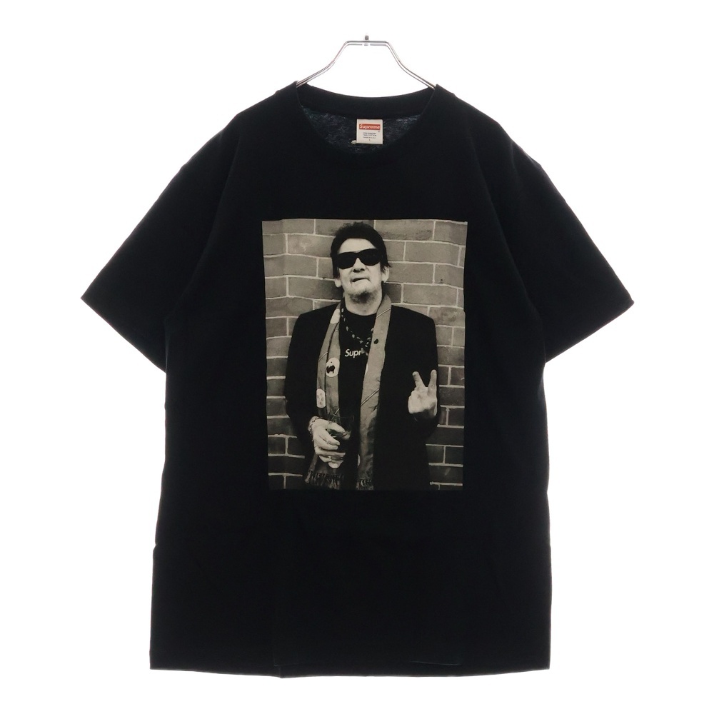13AW Shane MacGowan Tee シェインマガウアンプリント半袖カットソー 半袖Tシャツ ブラック Sランク